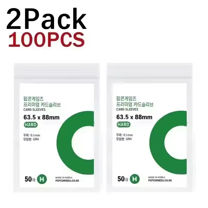 Korea Clear Kpop Photo Card Sleeve Anti-scratch Transparent Protector Bag For Popcorn Diy Game FootBall Korean idol Card Holder: Light Grey