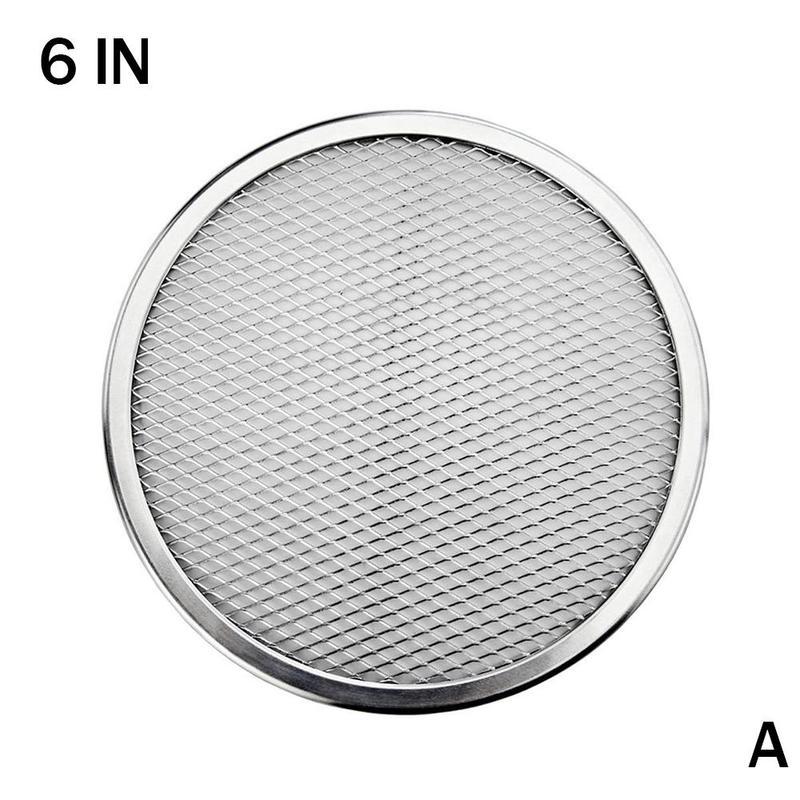 1pc fortykket pizzanet fad 6 tommer -10 tommer aluminium sigte pizza pizza tørring maske fad pizza bageform fad bagning: -en