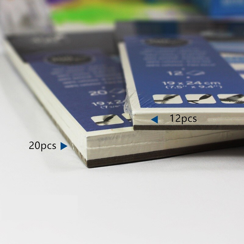 Canson 300g/m2 Aquarelle malarstwo akwarela papier 8K/16K/32K 20 arkuszy ręcznie malowane farby akwarela książka Podkładka dostaw sztuki