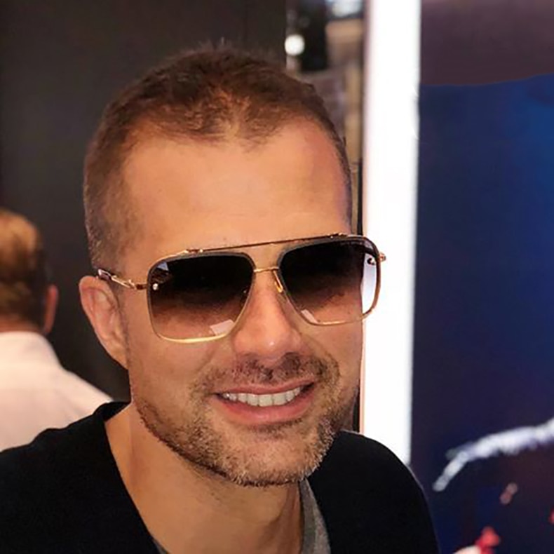Aoze classic style cool unisex sunglasses brand men's vintage sunglasses zonnebril dames UV