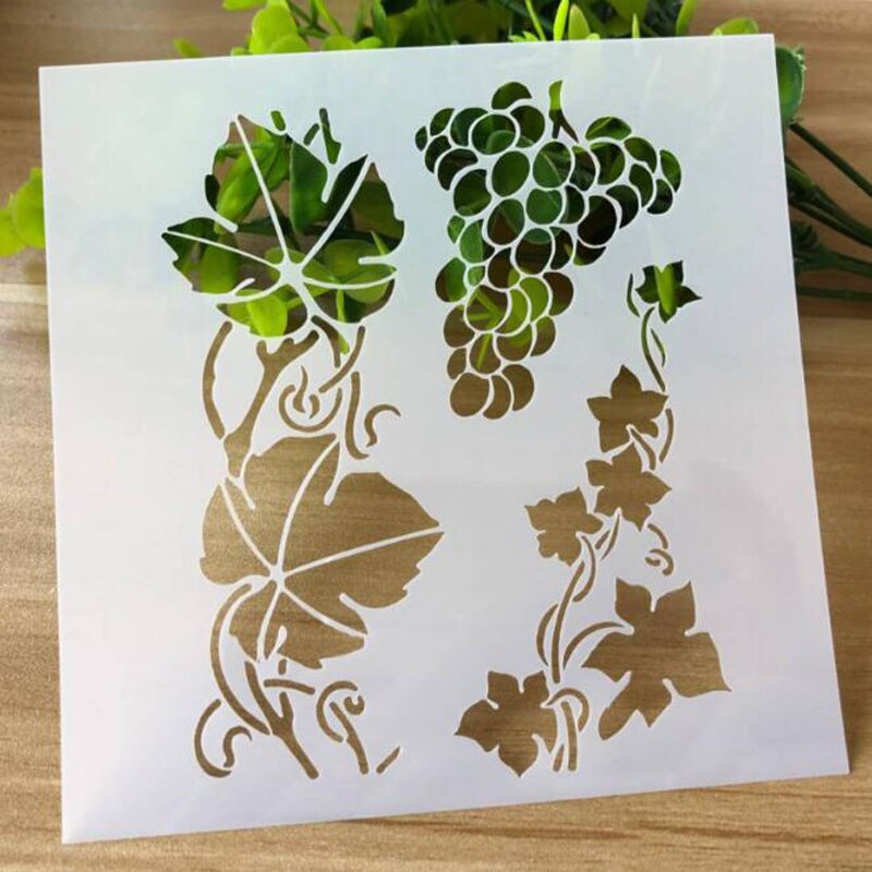 1pc Schablone Wiederverwendbare Malerei Vorlage DIY Blume Werkzeuge Fotoalbum Scrapbooking Färbung Tagebuch Präge Büro Schule Liefert: 02