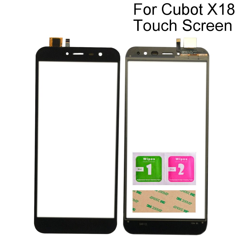 Mobiele Touch Screen Voor Cubot X18 Touch Screen Digitizer Panel Glas Sensor Telefoon Accessoires + Gereedschap 3M Lijm Lijm