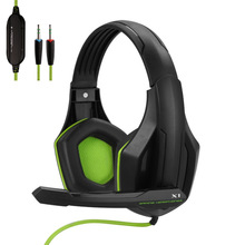 Professionele Gamer Hoofdtelefoon Super Bass Over-ear Computer Gaming Headset met Microfoon Stereo Wired Hoofdtelefoon voor PC PS4 Xbox