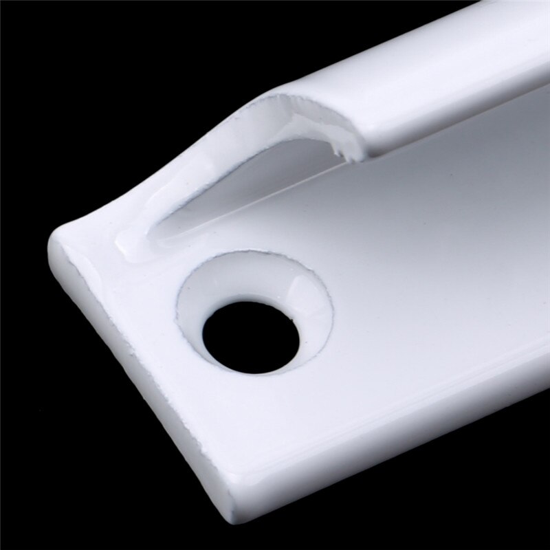 Tiradores de Hebilla blanca negros de aleación de aluminio, manijas gruesas para puertas y ventanas, asas pequeñas para cajones de armarios, manijas para ventanas pequeñas