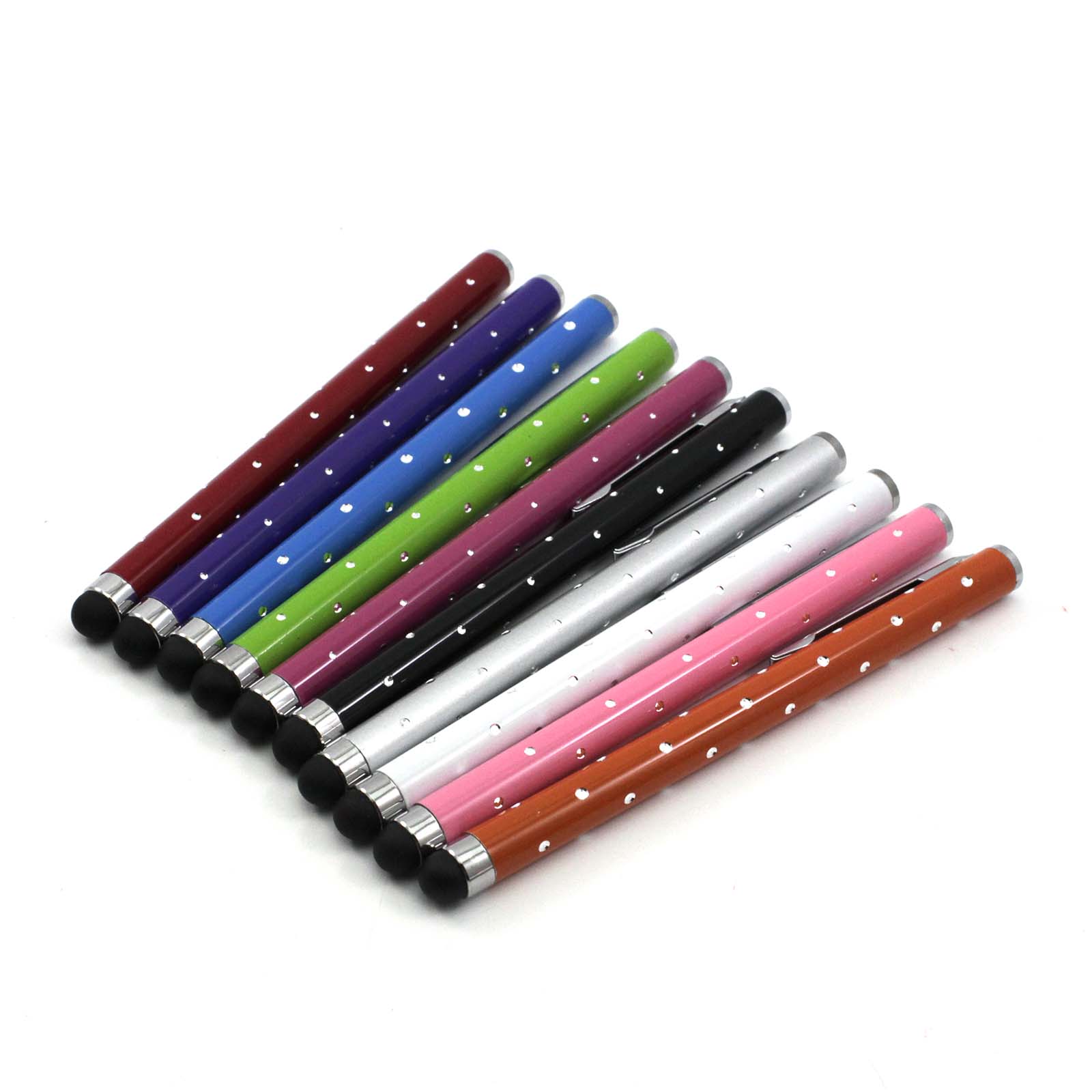 Touch Screen Pen Shining Sterren Stijl Stylus Smart Telefoons Voor Ipad 10.7 Cm Met Clip 2 Stuks