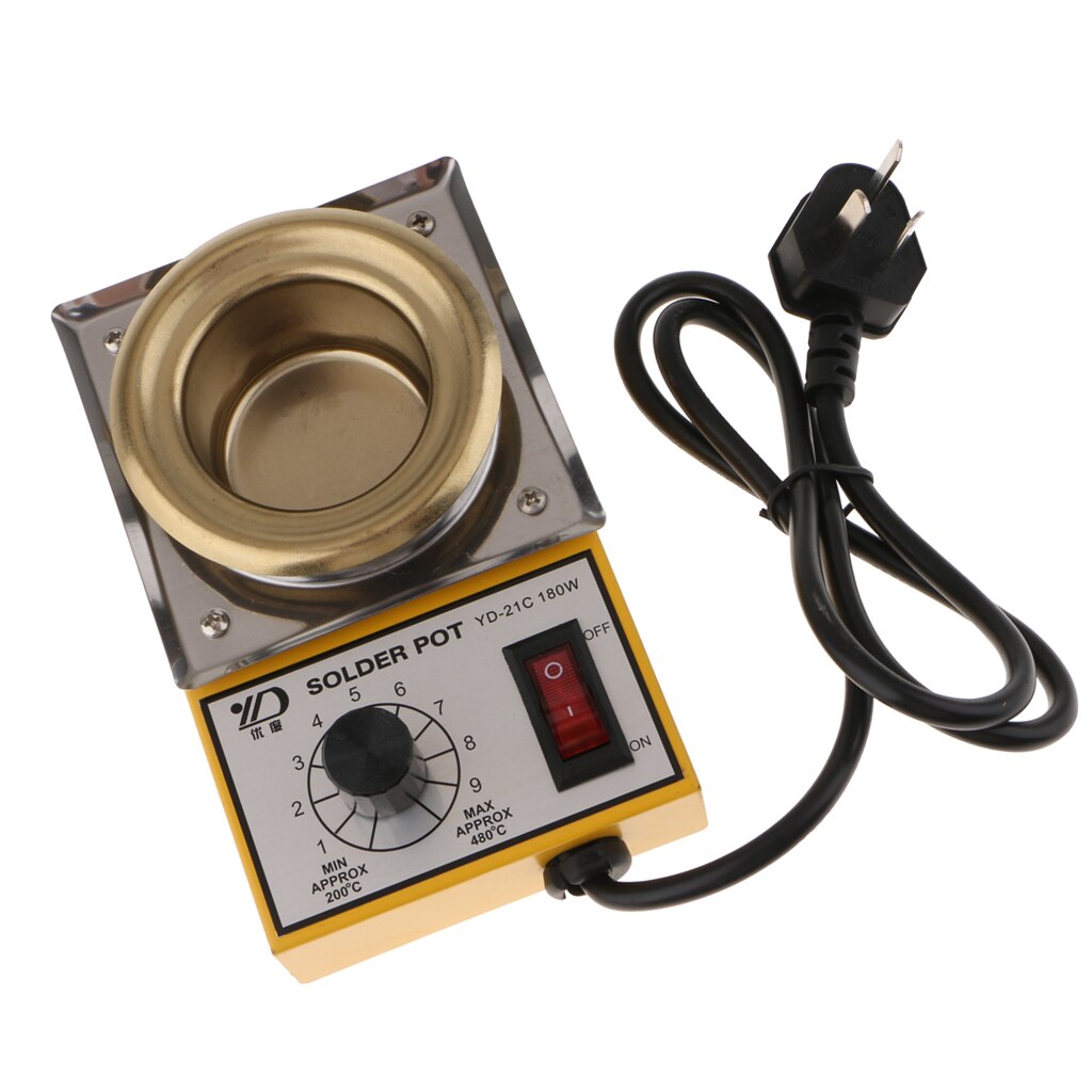 YD-11C Stainless Steel Solder Pot Soldering Desoldering Bath for Welding/Soldering 220V 100-580℃