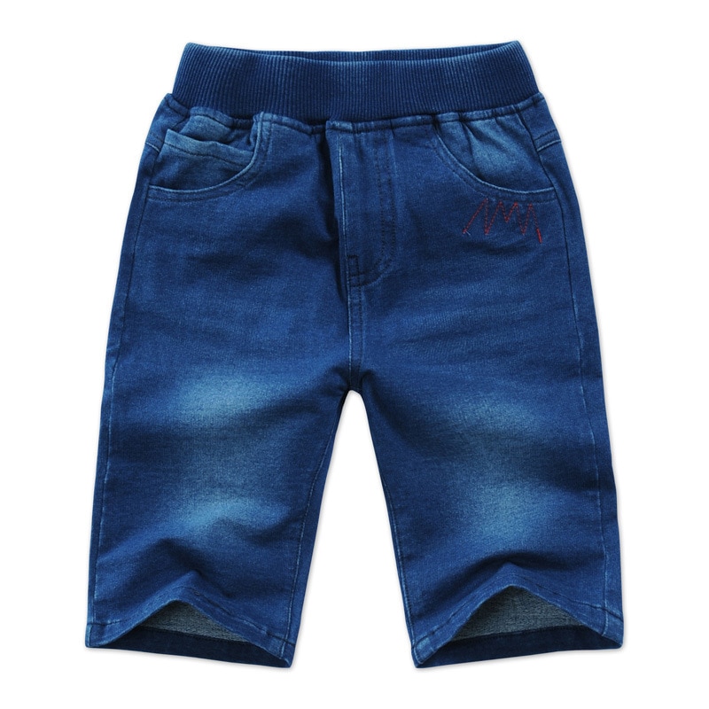 2-13 år børne sommertøj drenge jeans denim shorts afslappet elastisk talje dreng shorts denim  dq278