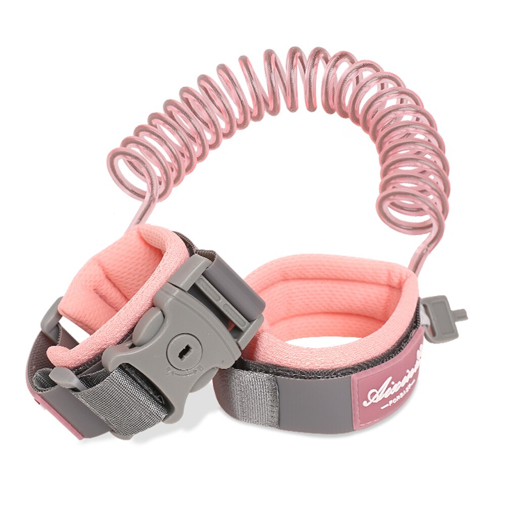 360 barn baby säkerhetssele koppel anti förlorad handled länk barn anti förlorad handled dragkraft slitstarkt band utomhus promenader bälte: Gul / 250cm