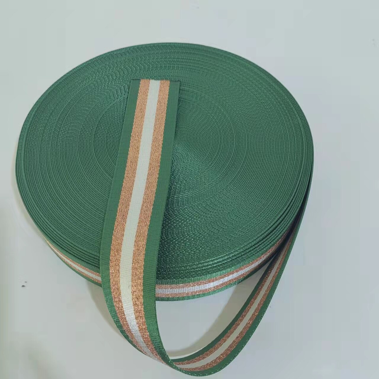 5-metrowa szeroka 5cm taśma saszetka do paska wstążka do tekstylia do DIY pasek ozdobny akcesoria do szycia: green
