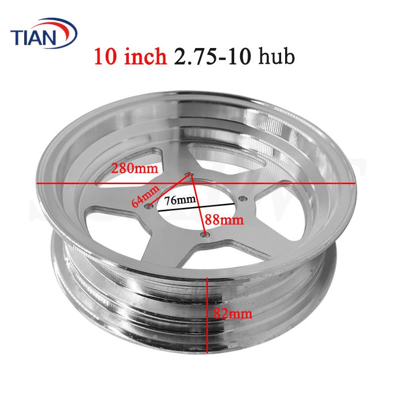 8/10/12 Inch Alloy Wheel Hub Aluminum 2.75-8 3.
00-8 2.75-10 3.00-10 3.50-10 4.00-10 4.50-12 for Monkey Bike Small Motorcycle: Blue