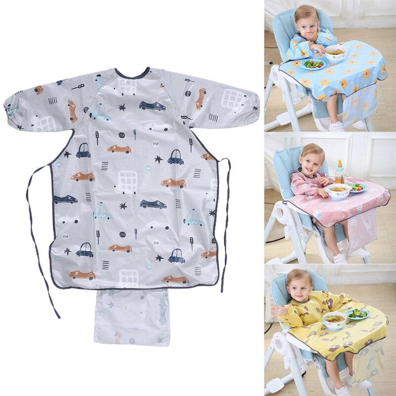 Babero para recién nacidos, cubierta de mesa para silla de comedor, bata impermeable, toalla de Saliva, delantal para eructar, GXMB