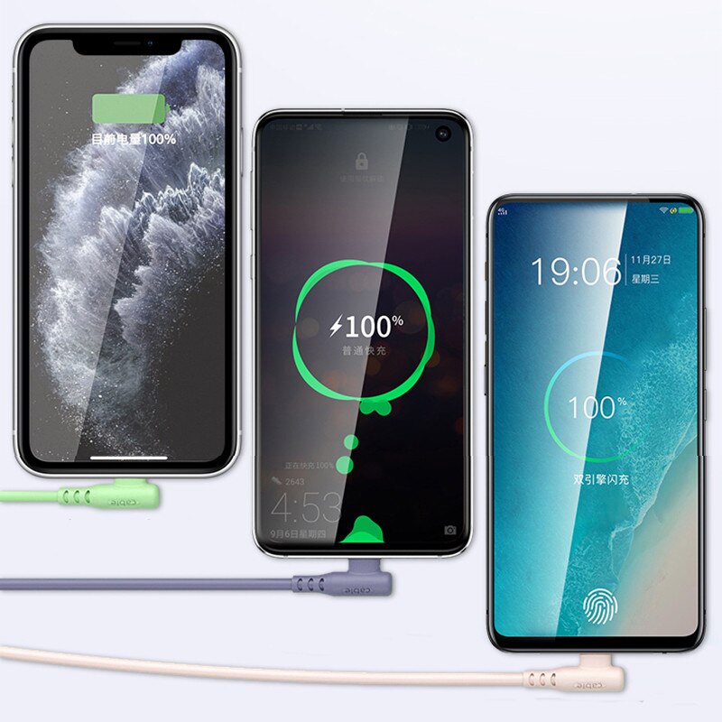3 w 1 typ C 8Szpilka mikro USB silikonowy kabel robić iPhone 11 Xr 8X7 6 6S plus iOS 10 9 8 Samsung Nokia USB szybkie ładowanie kable