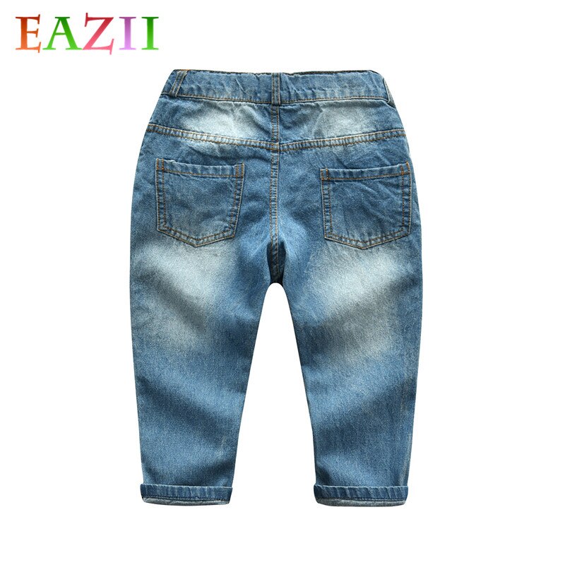 EAZII-Jeans de printemps automne pour filles | Vêtements en Denim décontracté és pour bébés filles, pantalons pour nourrissons