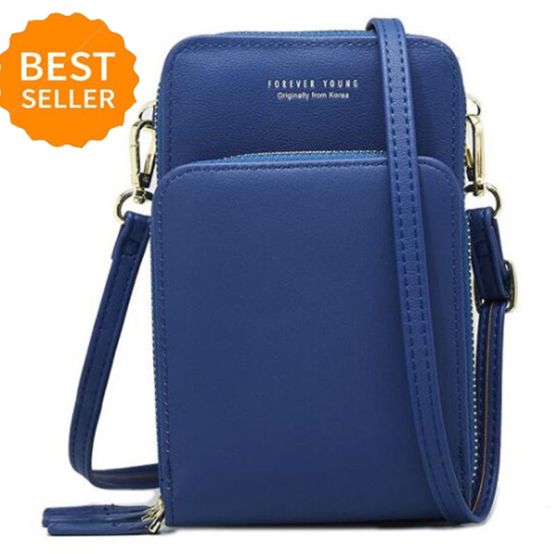 Small Crossbody Cell Phone Purse for Women Mini Messenger Shoulder Bag Wallet with Credit Card Slots