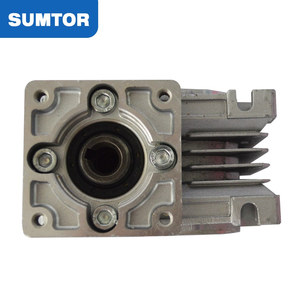 SUMTOR 7.5~60:1 Nema 23 RV30 Worm Gearbox Reducer 11mm input shaft 14mm output shaft