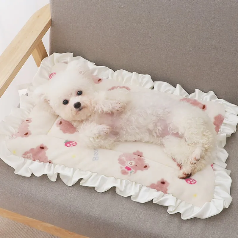 Tapete de dormir para animais de estimação, cama para cães e gatos, cobertor reforçado para cães e gatos, inverno quente, lavável, colchão para cães, cobertor para animais de estimação