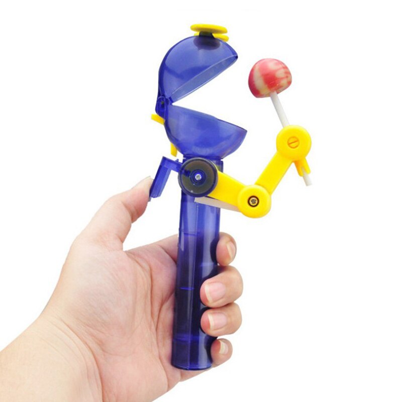 Candy Dustproof Toys Cool Personality Decompression Robot Lollipop Holder Novelty Relax Toy Cute T0719