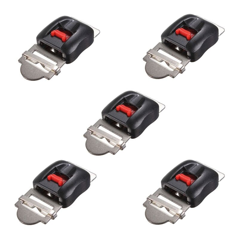New5Pcs Motorcycle Helmet Clip Chin Strap Quick Release Disconnect Buckle
