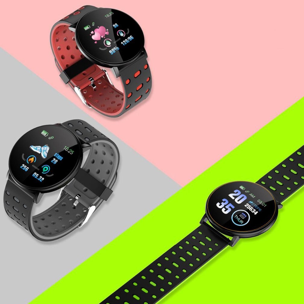 119plus Smart Watches Waterproof 116 plus Smart Bracelet Wristband Heart Rate Watch Men Women Sport Watches Smart Band