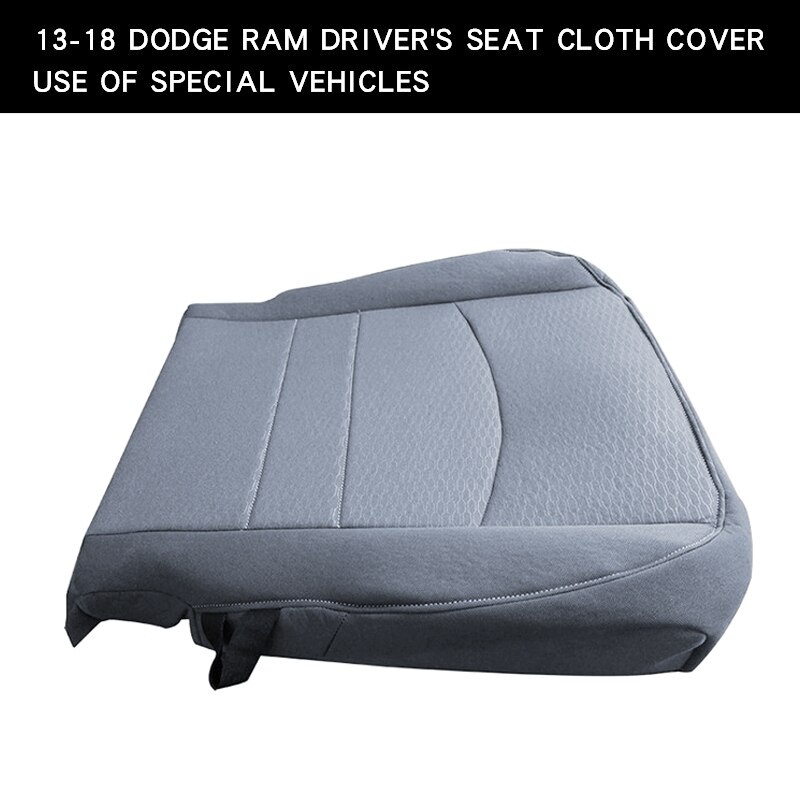 Housse de siège inférieur pour conducteur de voiture, grise, pour Dodge Ram 1500 2500 3500 4500 5500
