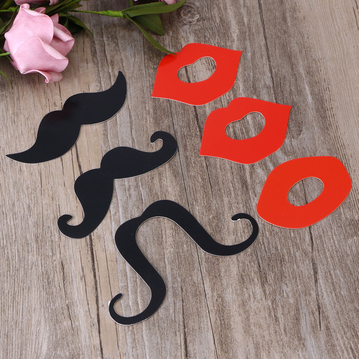 32pcs Wedding Photo Booth Props Photobooth Kits Dress Decoration Party Supplier Fun Accessories