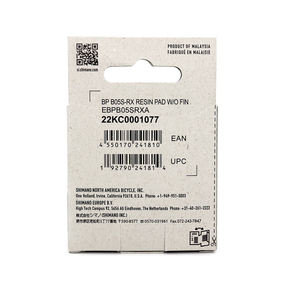 Pastillas de freno de disco SHIMANO B05S, bicicleta de montaña de resina para BR-MT200 MT400 UR300 MT500 M355 M375 M415 M446 M485 M525 M575 M4050