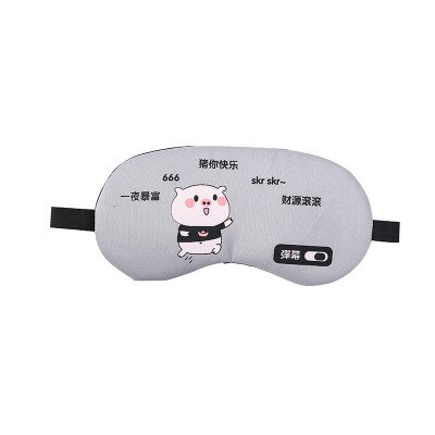 1PC Kawaii sommeil cochon oeil masque dessin animé dormir masque oeil ombre couverture bandeau pour les filles femmes: 4
