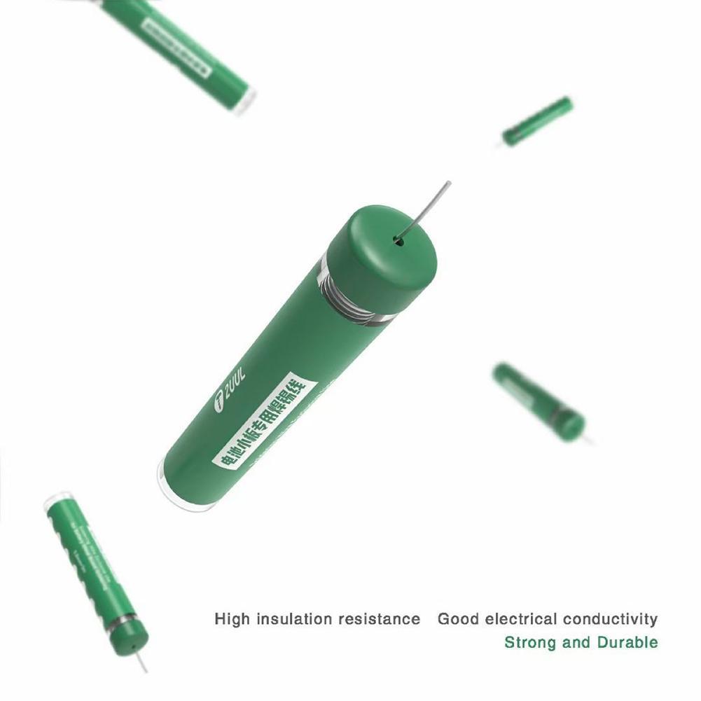 2UUL 3m 0.8mm Soldering Wire No Need Spot Welding Machine For Phone Battery Metal Board Repair Tool Rosin Solder Wire Tin Wire