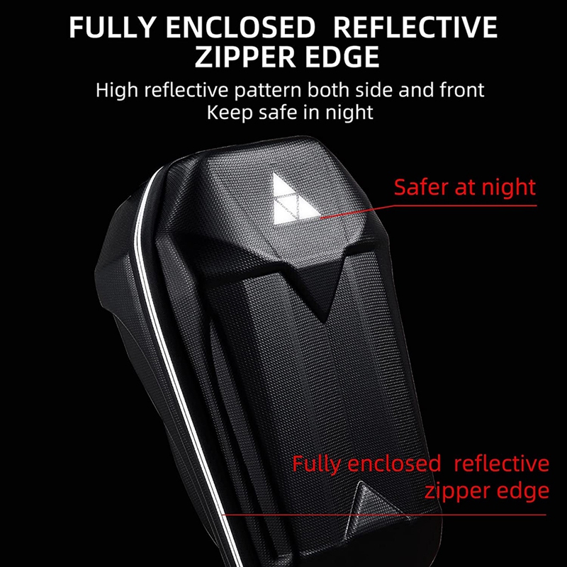 Scooter Storage Bag, 5L Large Capacity Hard Shell Splash Waterproof Scooter Front Bag, Storage Bag,Handlebar Bag