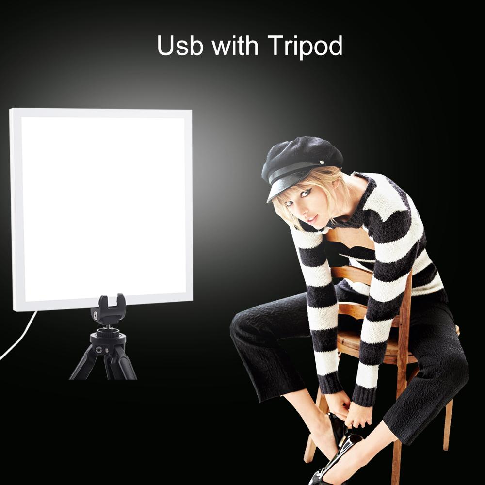 PULUZ Mini 22.5 LED Photography Shadowless Bottom Light Lamp Panel Pad +2LED Panels 20CM lightbox Photo Studio Shooting Tent Box