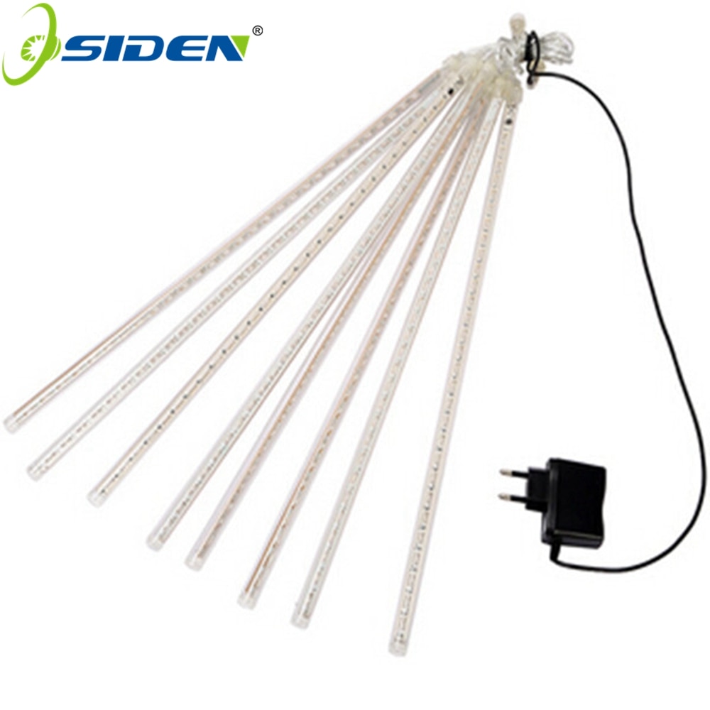 LED Meteor Shower Rain Lights HuiHeng 50cm 8 Tube Shower Meteor Rain Light Tube for Wedding Party Christmas Decoration Lights