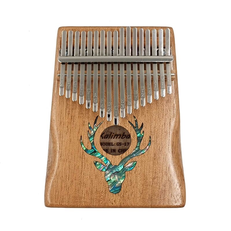 Thumb Piano 17 Keys Kalimba, Deer Shape Finger Piano,The Best Musical Instrument for Kids and Adults Beginners