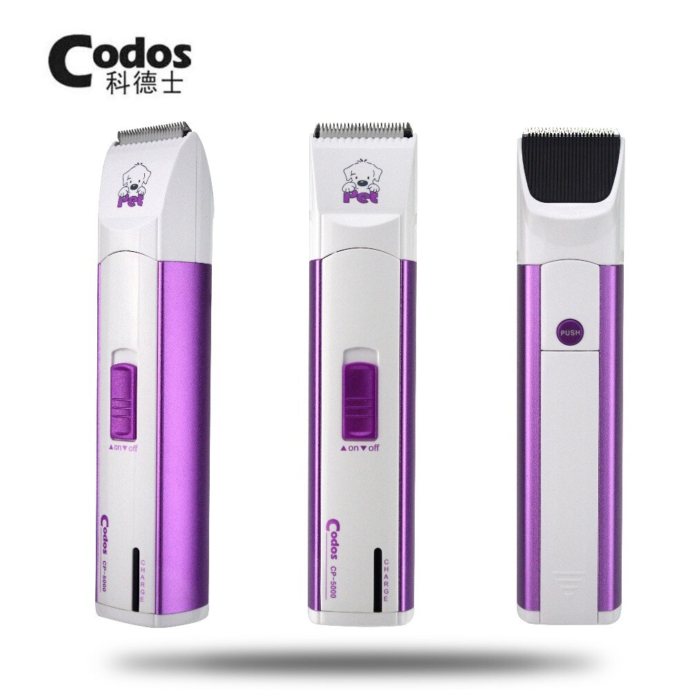 Original Codos CP-5000 Pet Electric Shaver Dog Part Trimmer Rechargeable Dog Face Ears and Foot Clipper With Retail Box