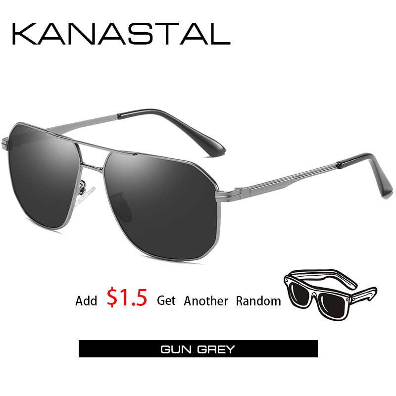 Brand Polarized Sunglasses For Men Classic Eyewear Pilot Sun Glasses Driving Goggles For Men/Women UV400 Protection: GunGrey2 / Without Package