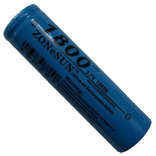 In 3000mAh 3.7V 18650 LED lithium battery flashlight mobile power charging treasure Rechargeable Li-ion Cell