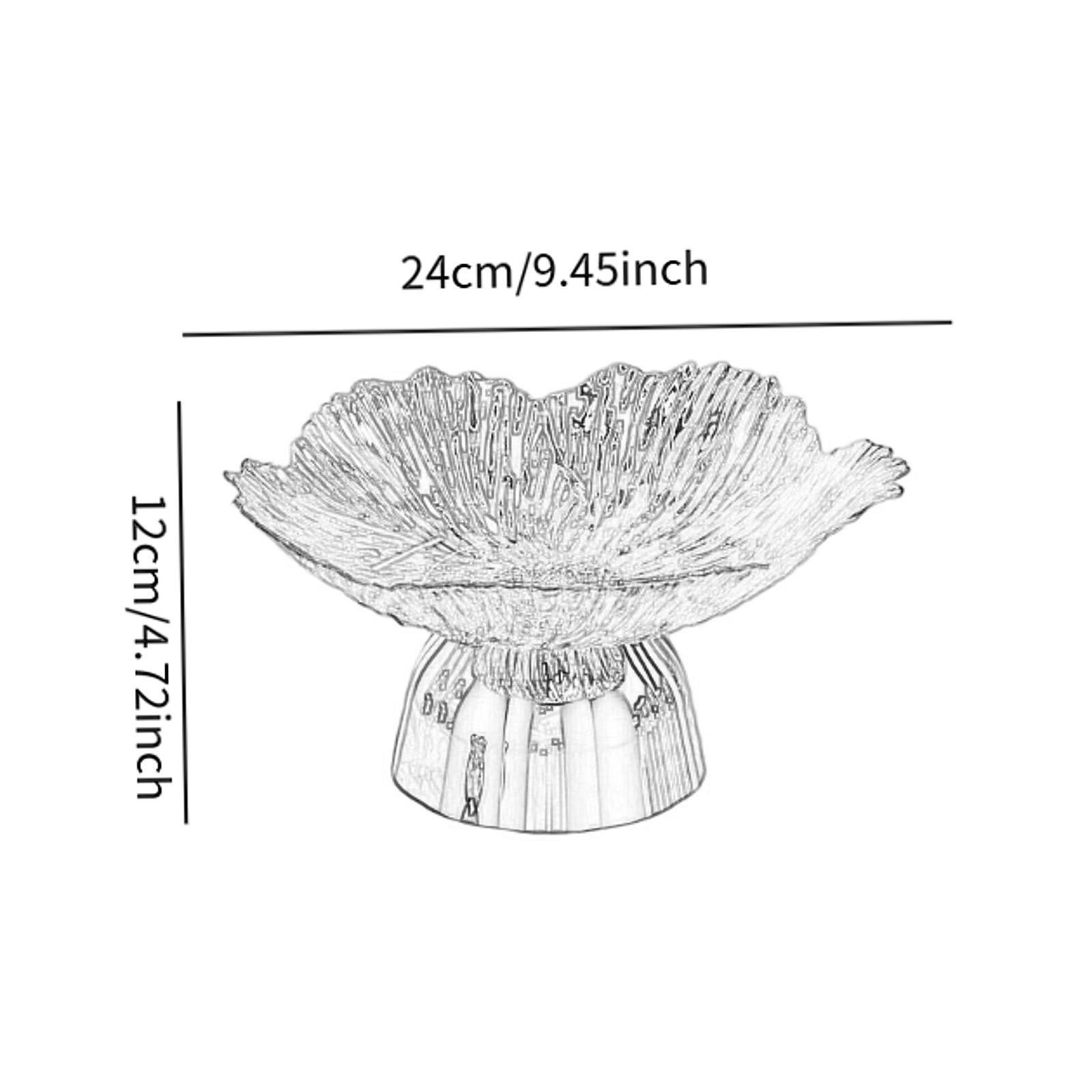 Piedestalskål mad snack opbevaringsbakke grøntsagsholder frugtkurv til kontor fødselsdag køkken stue