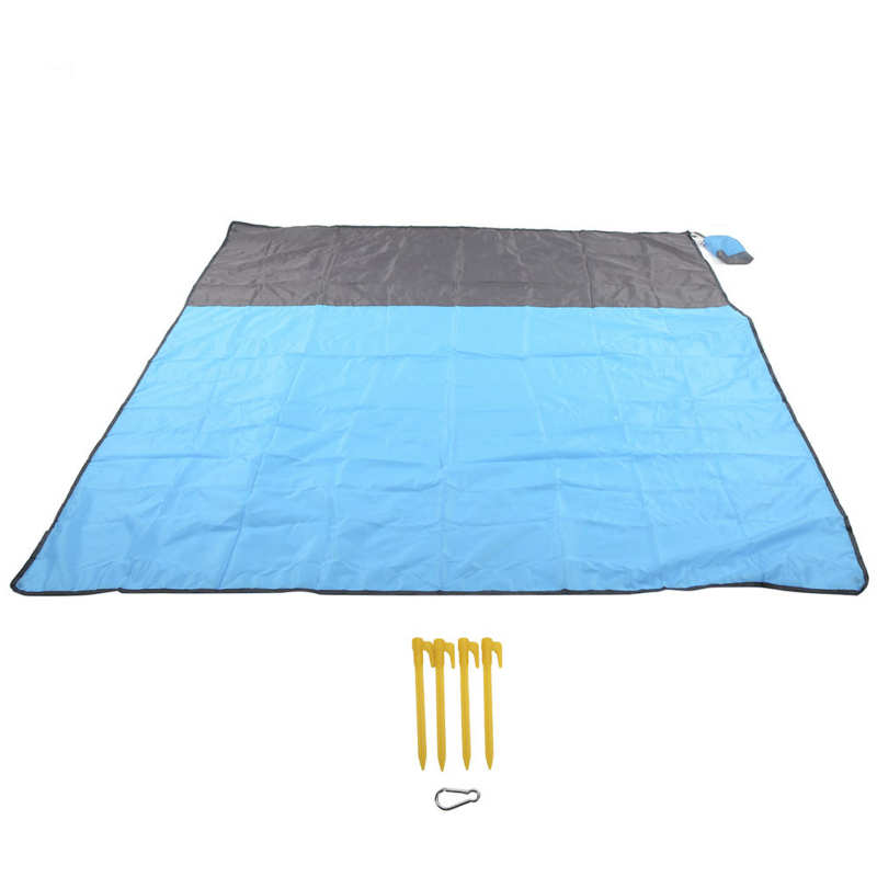 Sand Beach Mat Breathable Folding Beach Mat for Picnic for Hiking for Camping