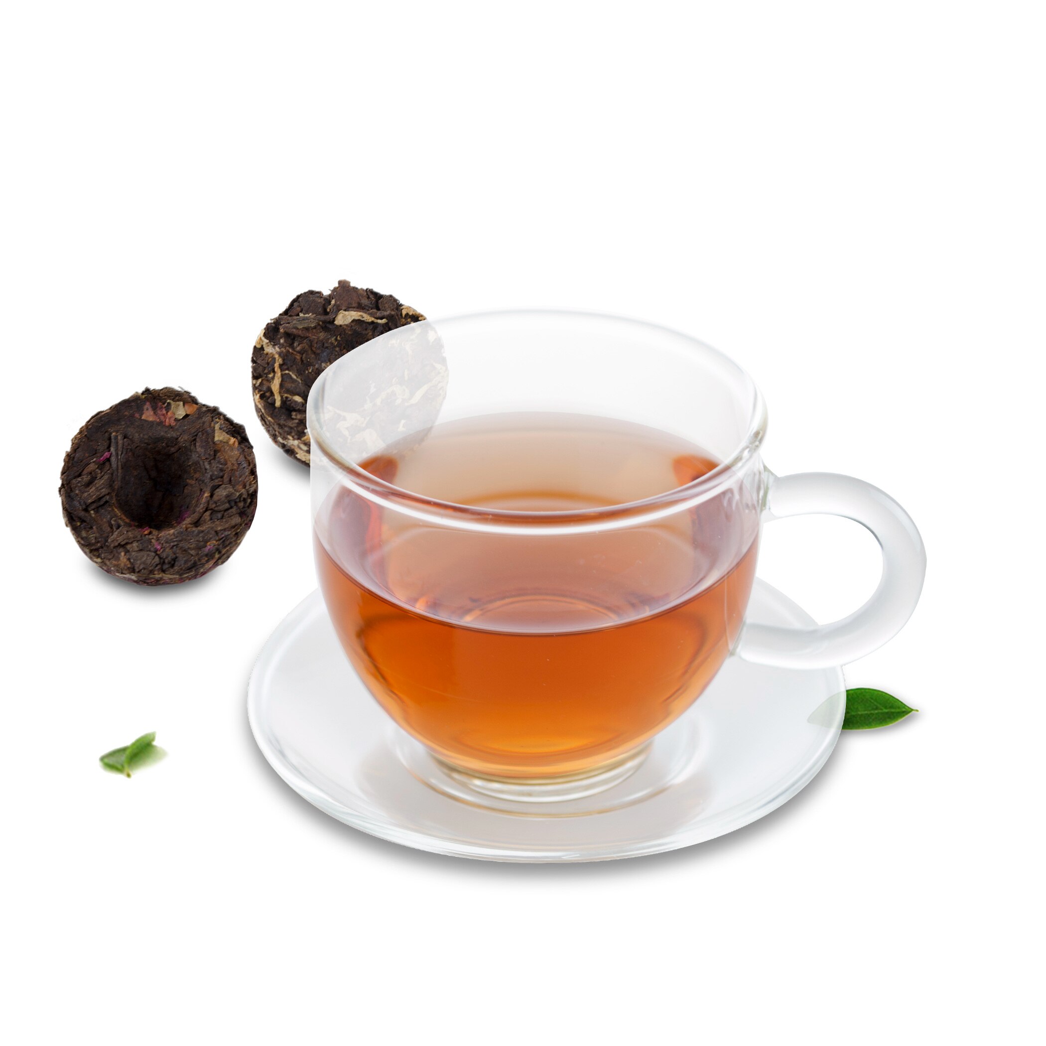 Cups &amp; Saucers Tea Set lots -1*100ml Heat Resistant Clear Glass Tea Cups Mugs +Saucer 9cm