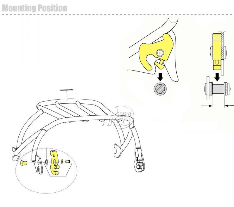 Zwarte motorfiets afneembare sissy bar bagagerek draaibare sloten voor harley davidson