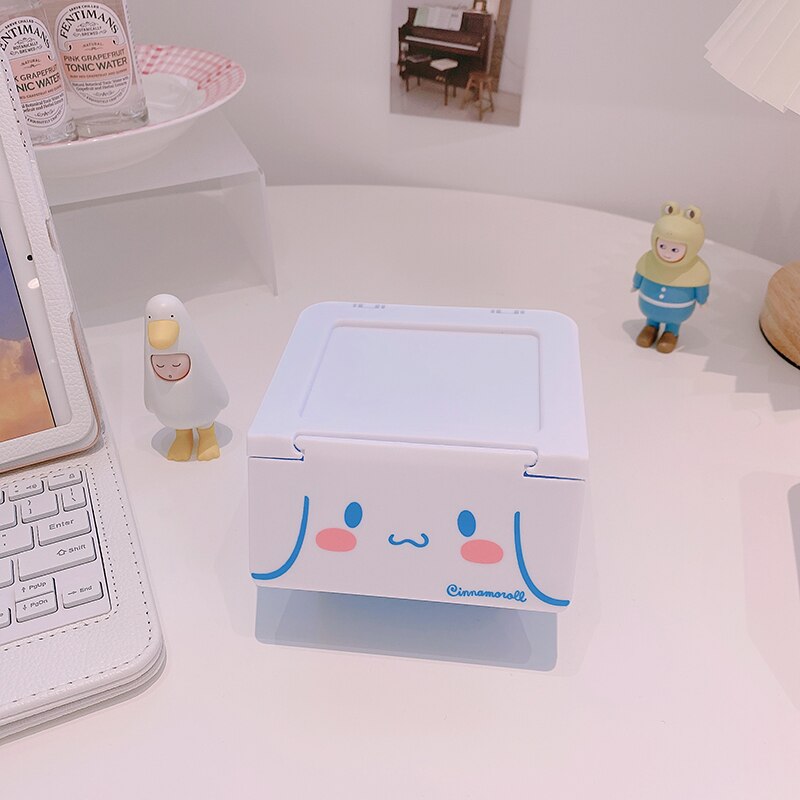 Mini Desktop Drawer Storage boxes Sundries Case Small Objects Makeup Box Home Decoration Accessories Keys Storage Bins: Cinnamoroll