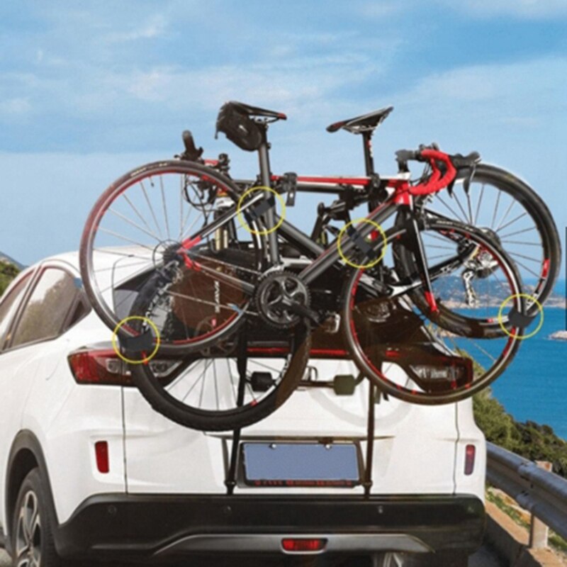 10 Stks/pak Bike Rack Bandjes Fiets Vervoer Wiel Rack Stabilisator Bandjes Beveiligen Fasten Tape Bands Singels