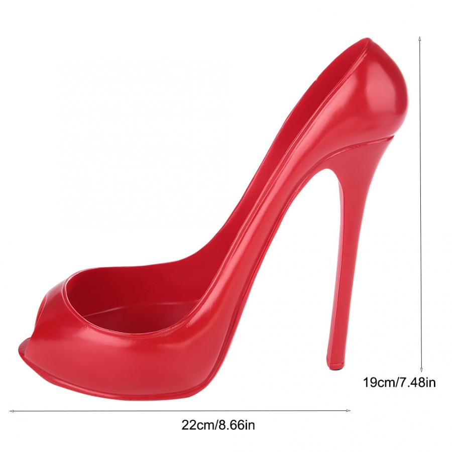 Innovative High Heel Shoe Wine Bottle Holder Storage Wine Rack Home Decor Kitchen Bar Tools Red Wine Storage Holder: B