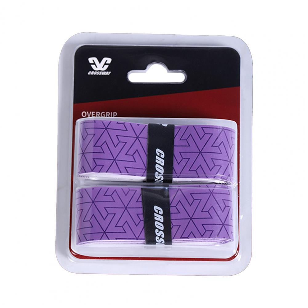 Racket Grip Cover Wear-resistant Racket Grip Band Faux Leather Practical Ergonomic Racket Handle Grip Tape:  Purple