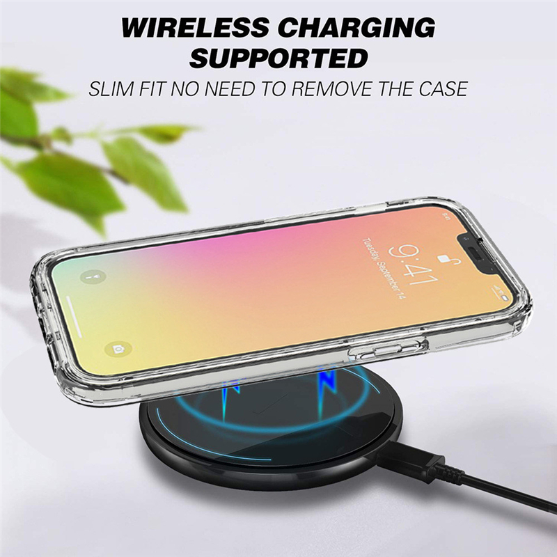 Full Body Double Clear Phone Case For iPhone 16 15 12 13 14 Pro Max 11 XR XS X 7 8 Plus Front Soft Silicone Hard PC Back Cover