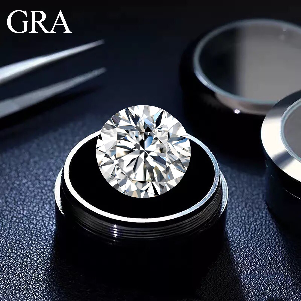 Szjinao 1,0 ct 6,5mm D Farbe VVS1 Echt Moissanite Stein 9,25 Härte verlieren Edelstein Zertifiziert oben Edelstein Für Frauen schmuck Material