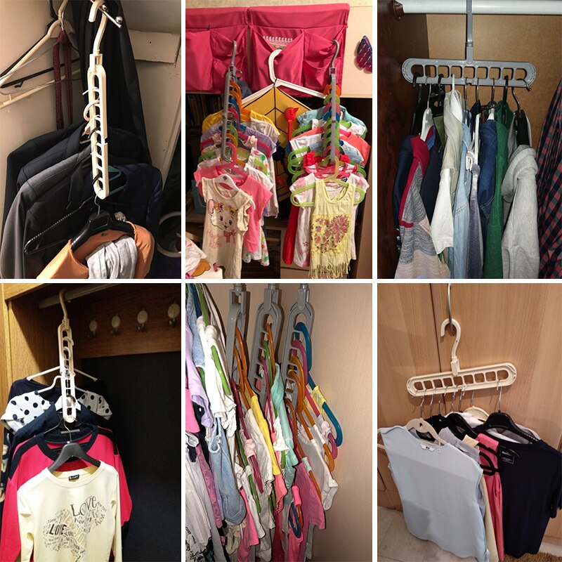 Estantería de secado colgante para ropa, perchas de plástico para ropa, bufanda, estantes de almacenamiento, perchas de almacenamiento para armario