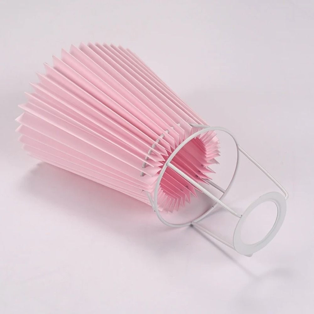 Pantalla plisada de tela para decoración de techo, cubierta de lámpara de mesa lavable moderna, cubierta de tela para candelabro Retro DIY, sala de estar y comedor