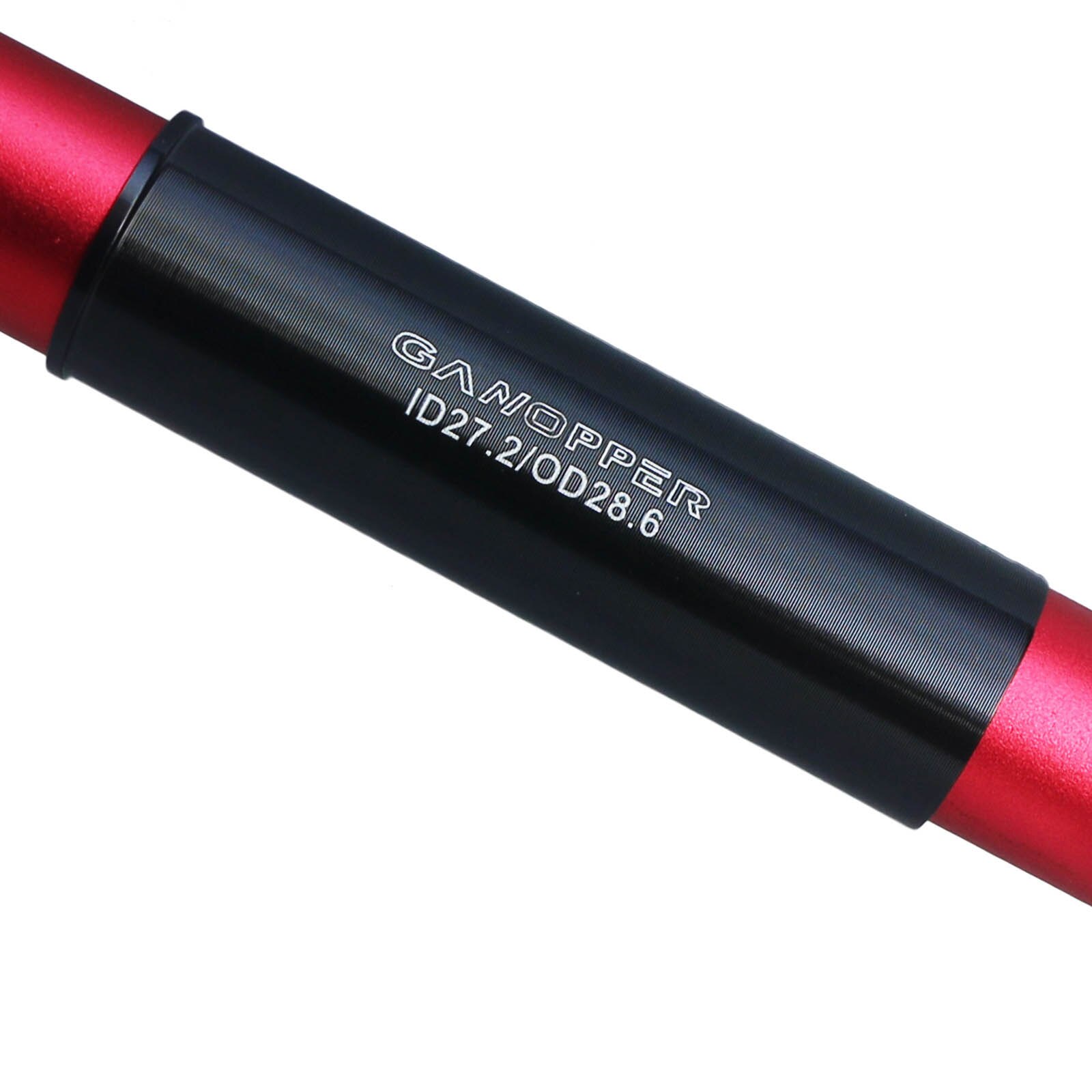 Adaptador de tubo de buje para tija de sillín de bicicleta, reductor de buje de conversión, 22,2/25,4, 27,2, 28,6, 30, 30,4, 30,9, 31,6, 31,8, 33,9, 34,9: 27.2 to 28.6