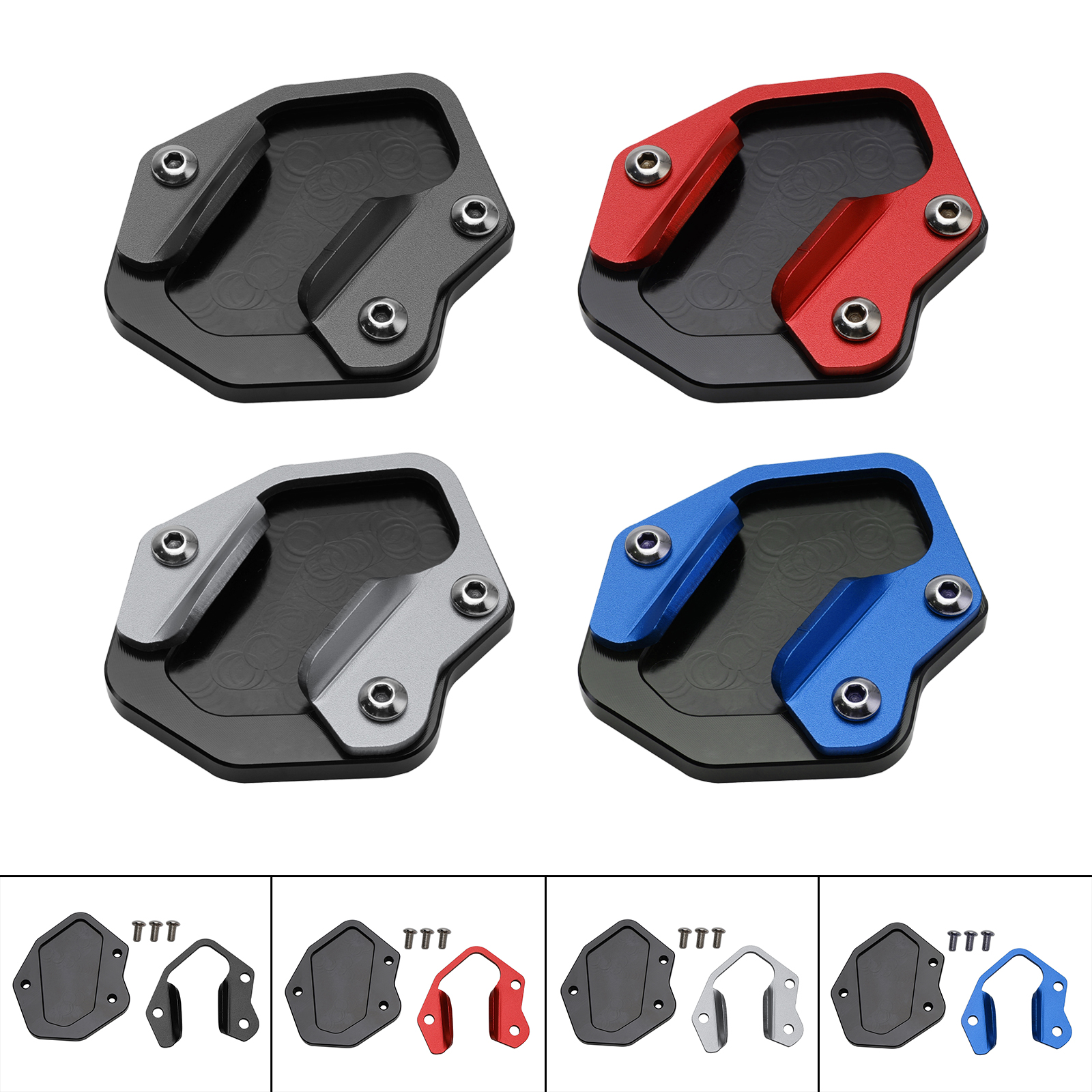 Ständer vergrößern Platten polster passend für Tiger 800/xc/xca/xr/xrt xcx 18-20