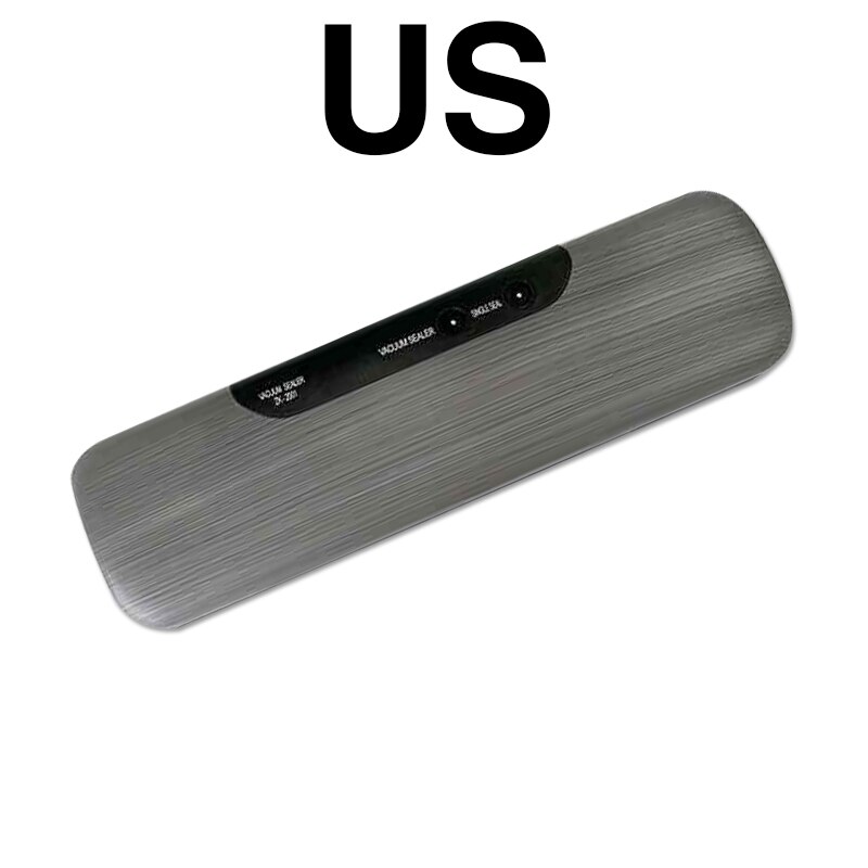 Food Vacuum Sealer Verpakking Rolls Vacuüm Zakken Voor Keuken Opslag Vacuüm Verpakking Machine Naadlasmachines Huishoudelijke Hotsale: Black US Plug